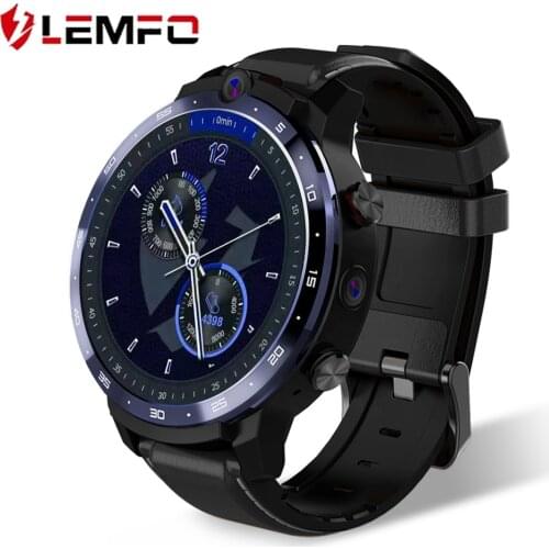 LEMFO LEM12Pro Android 10 nano sim card 4g full netcom 1.6 inch 400*400 resolution smart watch with replaceable straps