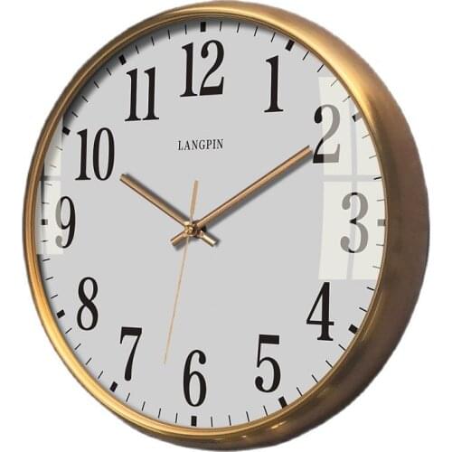 Modern Large Wall Clock Vintage Solid Wood Retro Silent Living Room Home Bedroom Office Clocks Wall Watch Duvar Saati Gift FZ117