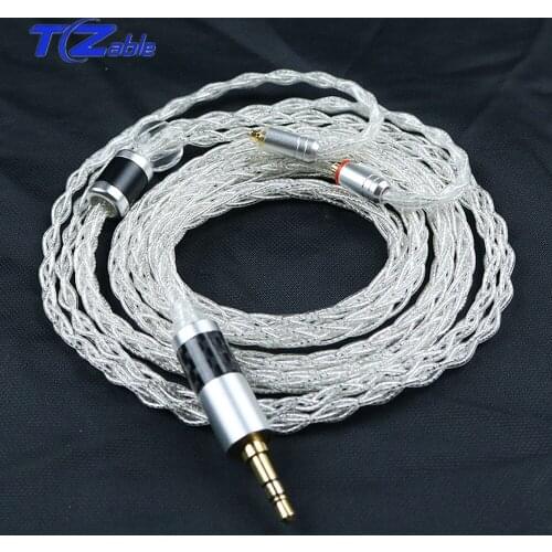 High Quality 3.5MM Audio Cable DIY Headphone Jack For MMCX Se215 Se315 Se425 Se535 Se846 Stereo AUX HIFI Headphone Upgrade Line