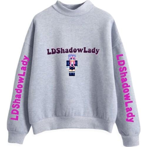WAWNI LDShadowLady Sweatshirt Hip-hop Clothes Fashion O-neck Cosplay Turtlenecks Unisex Thin Sweatshirts New Casual Pullover