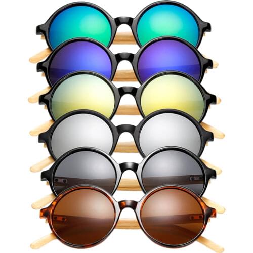 FOENIXSONG Women Brand New Round Sunglasses Female UV400 Vintage Frame Sun Glasses for Men de sol Retro Eyewear KP1527