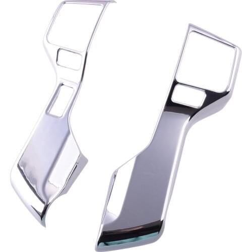 2Pcs Chrome Steering Wheel Cover Trim Moulding Fit For Toyota Tacoma 2016 2017 2018 2019 2020 Car Styling