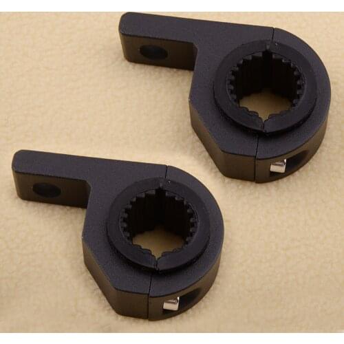 2Pcs Horizontal Bar Tube Clamp Spotlight Headlight Light Mounting Bracket Holder for Truck Boat Motorcycle