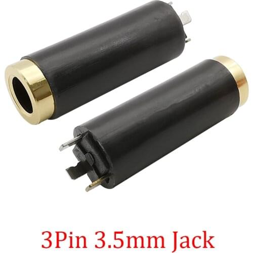 20Pcs/Lot 3.5 mm Jack 3 Pin Female Socket Audio Wire Connectors 3.5mm 3 Pole Stereo Headphone Jack DIY Earphone Cable Adapter