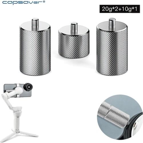 Capsaver Clump Weight Handheld Gimbal Mobile Phone Stabilizer Balance Weights Support DJI Djiom4 Accessories Osmo Mobile3 3PCS