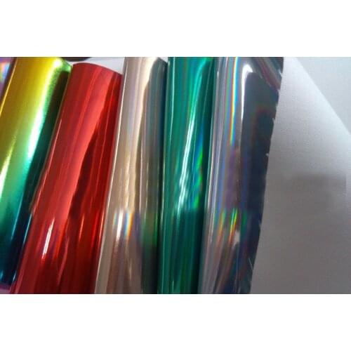 30yards/lot laser holographic pu leather/ orange leather fabric/ leather horse home decoration/ upholstery/ fabric