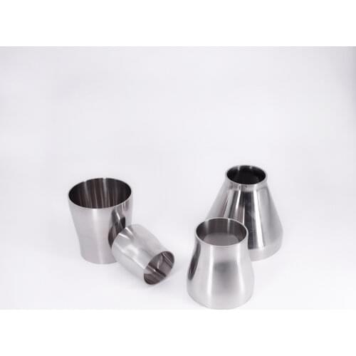 89/102/108/114/129/133/159Mm OD Butt Welding Concentic Reducer SUS304 Stainless Sanitary Pipe Fitting Homewbrew