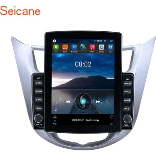 Seicane 2G+32G CarPlay DSP For 2011 2012 2013 Hyundai Verna Accent Solaris IPS Android 10 Car Radio Multimedia Navigation 2 din