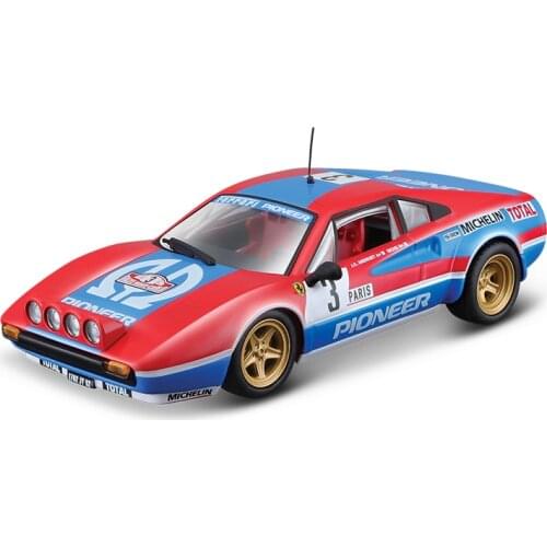 Bburago 1:43 Scale Ferrari 308 GTB 1982 Alloy Luxury Vehicle Diecast Pull Back Cars Model Toy Collection Gift