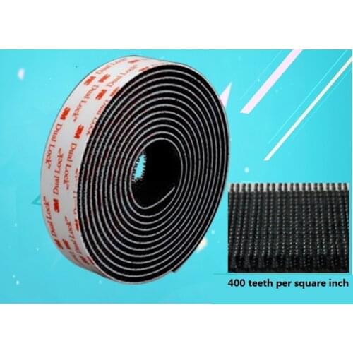 SJ3551 Black Dual Lock,Type 400 Mushroom Reclosable Fastener Tape Bacing VHB adhesive tape
