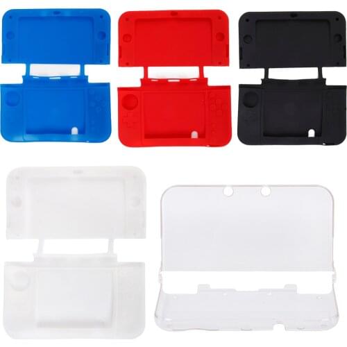 Duarable Plastic/Silicone Protective Skin Case Cover for New Nintendo 3DS LL/XL