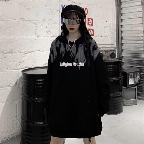 Itsyoung Women's Sweatshirts With Inscriptions