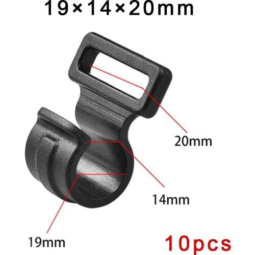 Camping Tent hook Caravan Awning Pole Plastic C Clips Outdoor Reusable