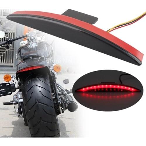 Motorcycle Rear Fender Edge LED Brake Tail Light Fits For Harley Breakout FXSB 2013-2017