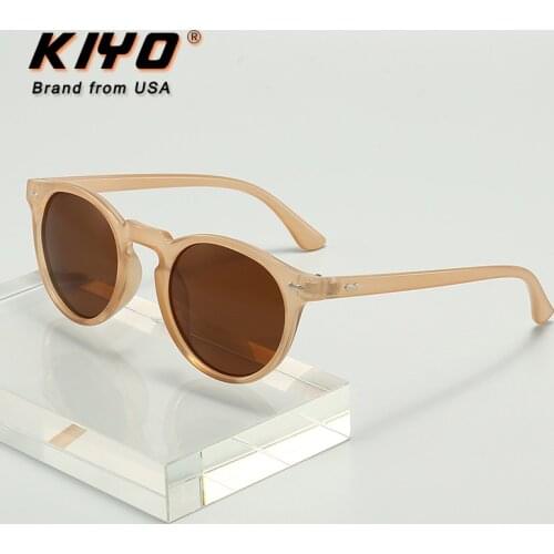 KIYO Brand 2021 New Women Men Round Polarized Sunglasses PC Fashion Sun Glasses High Quality UV400 Sport Eyewear 2947