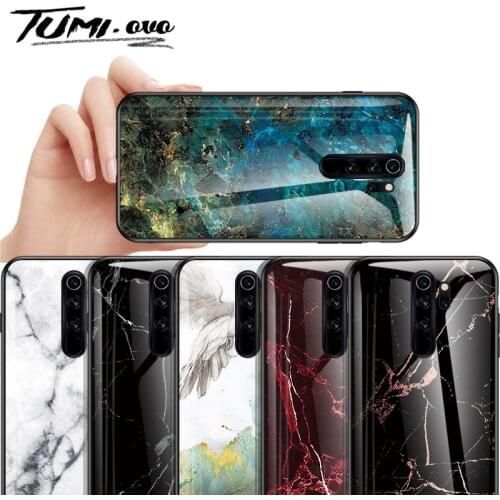 Marble Tempered Glass Edge Soft Silicone Case For Xiaomi Redmi Note 8 8T 7 6 5 Plus 4 4X 8A 7A 6A S2 K20 Pro K30 5G Phone Cases