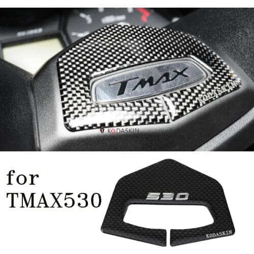 KODASKIN Handlebars Raised Stickers Carbon Protectors Emblems for Yamaha TMAX 530