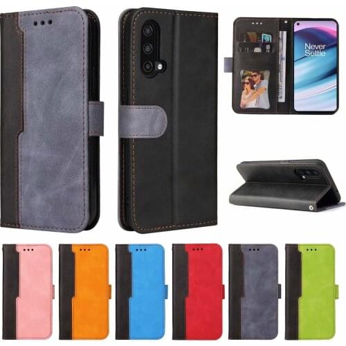 NEW Leather Case For OnePlus Nord CE 5G 6.43" Shockproof Bumper Flip Stand Cover For OnePlus Nord Core Edition Wallet Book Bags