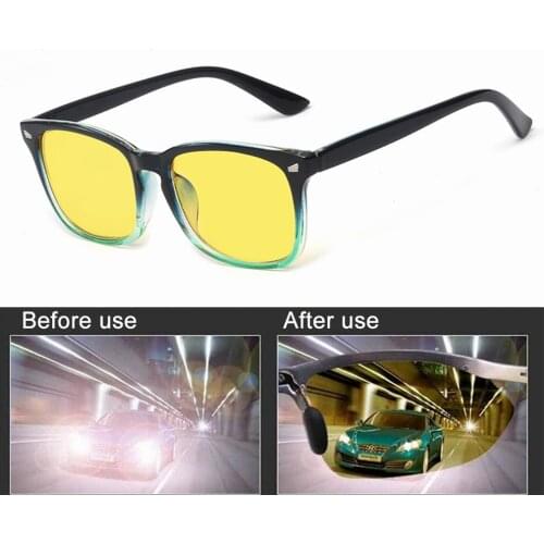 Unisex Anti Blue Light Glasses Yellow Lenses Night-Vision Driving Eyeglass Computer Eyewear