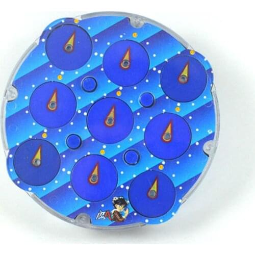 [Picube]Lingao Transparent Blue Cubo Magico Clock ABS Profissional Magic Clock Intelligence Gear Cube Toys 10.8*2cm