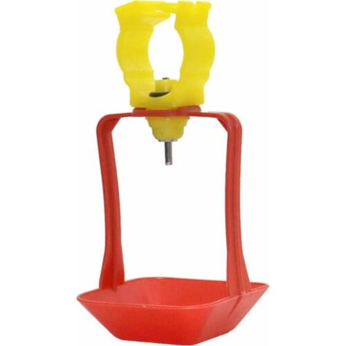 Chicken Drinker Bird Feeding Tools Bird Quail Drinking Water Hanging Cup Yellow Ball Automatic Drinking Water Chicken Red Cup