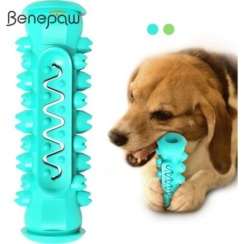 Benepaw Durable Small Large Dog Chew Toys Healthy Brushing Stick Dental Care Puppy Toys Play Game Quality Pet Supplies