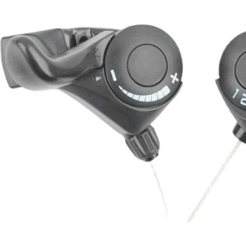 3/7 Speed Bicycle Shifter Brake MTB Mountain Road Bike Riding Disc Brake Levers with Shift Cable Thumb Gear Shift Lever Set
