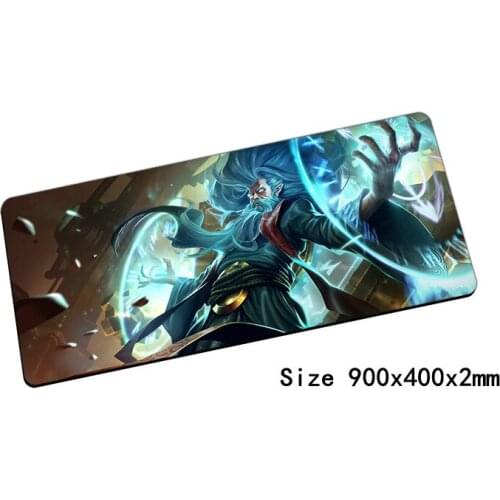 Cheapest Zilean mouse pad 90x40cm pad mouse lol notbook computer mousepad Chronokeeper gaming padmouse gamer laptop mouse mats