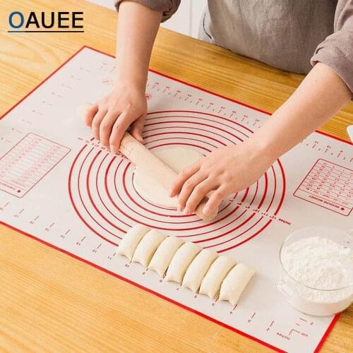 Silicone Baking Mat Pizza Dough Non-Stick Maker Pastry Kitchen Gadgets Cooking Tools Utensils Bakeware Kneading Accessories