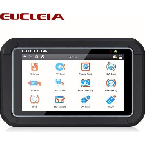 EUCLEIA S7C OBD2 Scanner Code Reader DPF EPB TPMS Oil Service Reset Action Test ECU Coding Full System Diagnostic Tool For Car