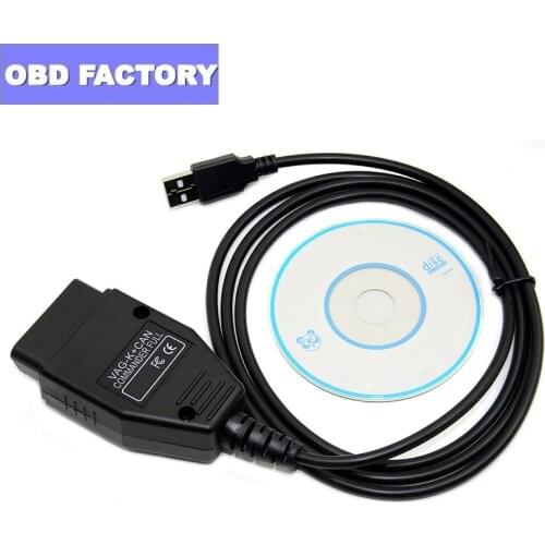 VAG K CAN Commander 1.4 For Audi/Skoda/Seat OBD2 VAG K CAN V1.4 K-Line USB VAG Commander FT232RQ PIC18F25K80 Chip OBD2 Scanner