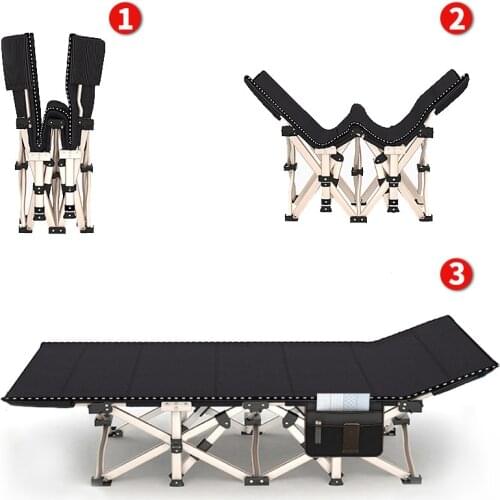 Folding bed people office lunch break bed nap bed can fold portable home adult marching bed bed