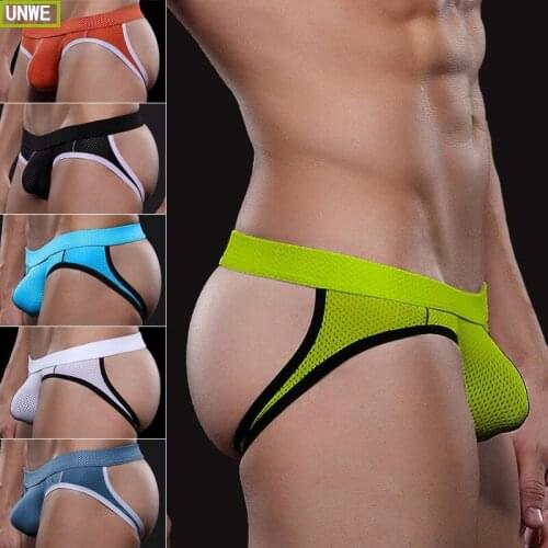 Jockstraps for Gay Men Breathable Mesh Mens Thong and G-string Sexy Wide Belt Sexy Backless Underwear