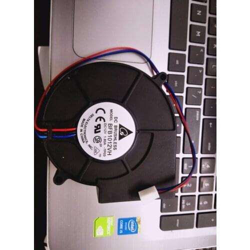 DELTA BFB1012VH 9733 12V 1. 80A / 2. 7A heavy blast iron bottom durable fan