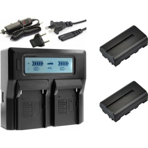2xNP-F330, NP-F550, NP-F570 NPF330 NPF550 NPF570 Battery+LCD Dual USB Charger for Sony CCD-SC5 TRV51 TRV7 TRV81 TRV820 RV200