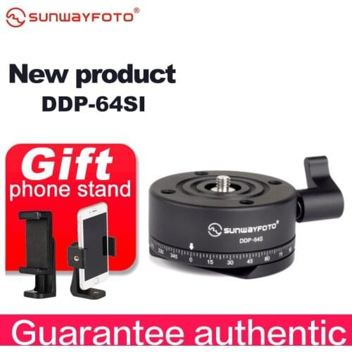 SUNWAYFOTO indexing rotator DDP-64Si for panoramic head perfect for Benro, Sirui, Manfrotto, Gitzo tripod