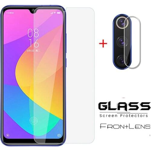 2 in 1 Tempered Glass For Xiaomi Mi A3 A2 Camera Lens Film Mi9T Cover Screen Protector For xiaomi MiA2 MiA3 camera lens Glass