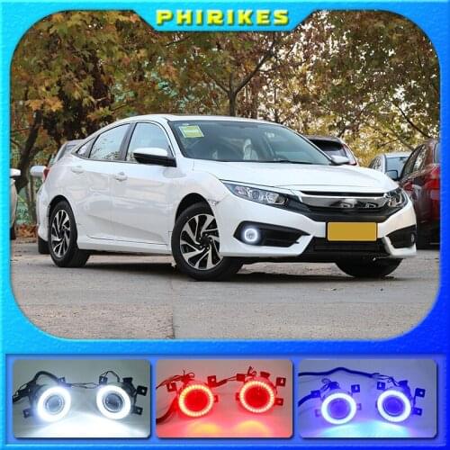 1Set For Honda Civic 2016-2020 LED DRL Daytime Running Light fog lamp rear bumper brake light tail light