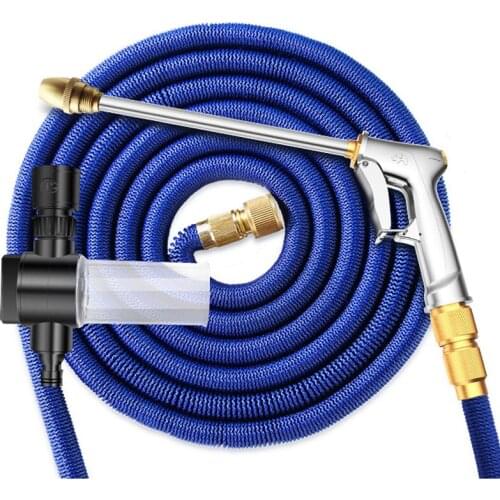 15m Household Telescopic Pipe Garden Courtyard Water Hose Nozzle