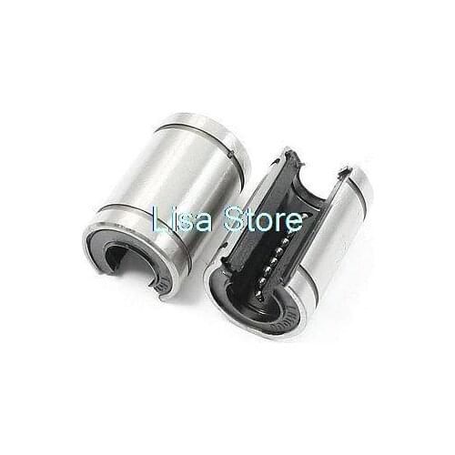 2 Pieces/lots Best Quality LM10UU-OP 10 x 19 x 29mm Open Linear Motion Ball Bearings Bushings