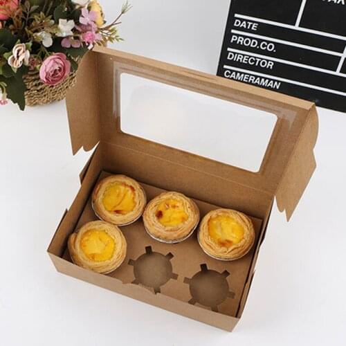 5/10Pcs 2/4/6 Cavities Marble Style Paper Wedding Favor Gift Boxes Recyclable Windows Kraft Packaging Dragee Wrapping Supplies