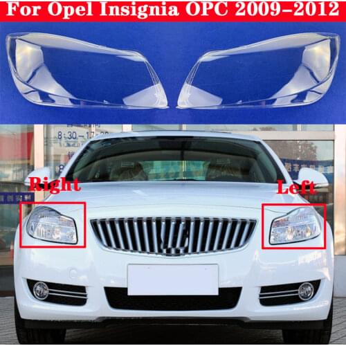 Auto Light Caps For Buick Opel Insignia OPC 2009-2012 Car Headlight Cover Transparent Lampshade Lamp Case Glass Lens Shell