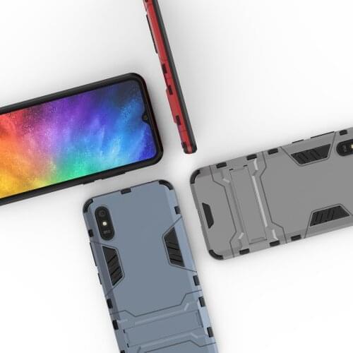 Armored bulletproof mobile phone case with steel bear mixed bracket For XiaoMi F1 Max 3 Mix 2 Note 3 Mi 5 6 7 8 9 CC9 A3 9 SE