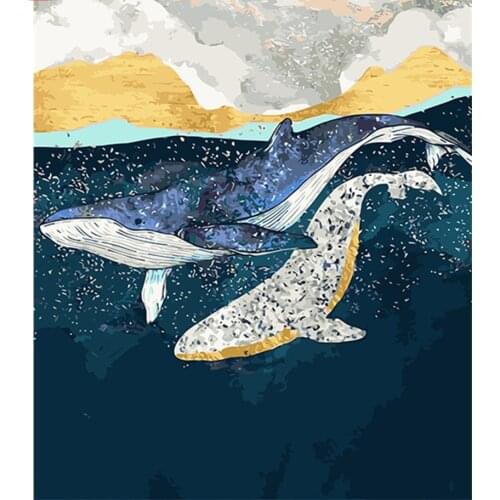 CraftArtGo Painting By Numbers Personality painting On Canvas HandPainted Gift Picture By Number Waterfall Kits Home Decoration