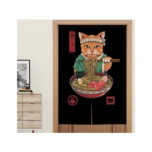 Japanese Style decorative door curtain fabric cloth home screens partition bathroom sushi kitchen restaurant curtains