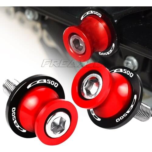 FOR HONDA CB500F CBR500R CB500 F CB500X CB500 Motorcycle Swingarm Spools M8 Stand Screws CNC Aluminum Motorcycle Accessories