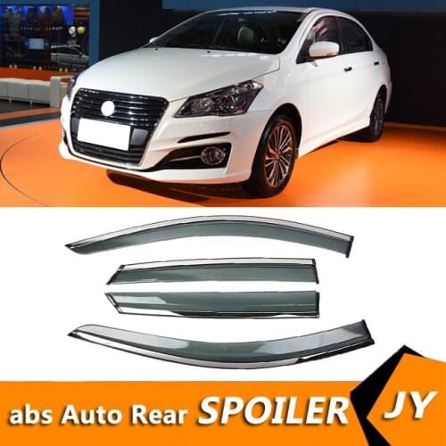 For Suzuki Alivio 2018 Window Visor Vent Shades Sun Rain Deflector Guard For Suzuki Alivio Auto Accessories 4PCS/SET