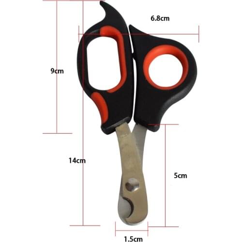 Cat Dog Grooming Nail Clippers Puppy Nail Clipper Trimmer Cutter Stainless Steel Dogs Cats Claw Nail Scissors Pet Toe Care