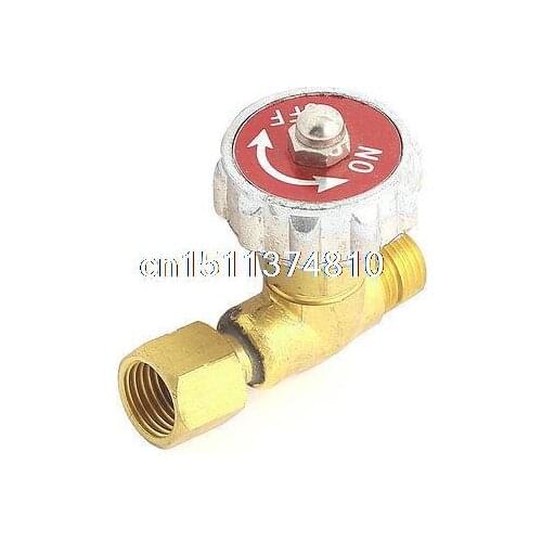 Brass Flame Cutter Machine Acetylene Flow Adjuster Valve 1/4PT Thread