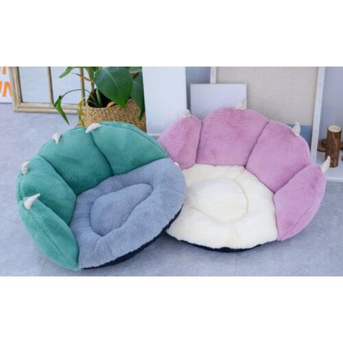Stuffed animal cat paw seat cushion Lovely cartoon waist Plush toys cat paw pillow Non slip chair cushion